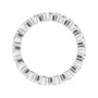 Sapphire Row Lab-Grown Diamond Petite Pear Eternity Band - Platinum, 4 × 3 mm, 8 (view 2)