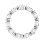 Sapphire Row Lab-Grown Diamond Petite Pear Eternity Band - Platinum, 5 × 3 mm, 5 (view 2)