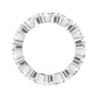 Sapphire Row Lab-Grown Diamond Petite Pear Eternity Band - Platinum, 6 × 4 mm, 8 (view 2)