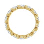 Sapphire Row Lab-Grown Diamond Petite Pear Eternity Band - 14K Yellow Gold, 4 × 3 mm, 7 (view 2)