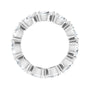 Sapphire Row Lab-Grown Diamond Petite Pear Eternity Band - 14K White Gold, 5.5 × 3.5 mm, 6 (view 2)