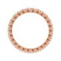 Sapphire Row Lab-Grown Diamond Petite Round Eternity Band - 14K Rose Gold, 2 mm, 5 (view 2)