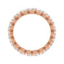 Sapphire Row Lab-Grown Diamond Petite Round Eternity Band - 14K Rose Gold, 3 mm, 6 (view 2)