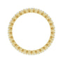 Sapphire Row Lab-Grown Diamond Petite Round Eternity Band - 14K Yellow Gold, 1.7 mm, 5 (view 2)