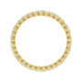 Sapphire Row Lab-Grown Diamond Petite Round Eternity Band - 14K Yellow Gold, 1.7 mm, 8 (view 2)