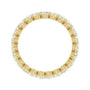 Sapphire Row Lab-Grown Diamond Petite Round Eternity Band - 14K Yellow Gold, 2.8 mm, 8 (view 2)