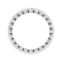 Sapphire Row Lab-Grown Diamond Petite Round Eternity Band - Platinum, 2.25 mm, 5 (view 2)