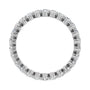 Sapphire Row Lab-Grown Diamond Petite Round Eternity Band - Platinum, 2.25 mm, 7 (view 2)