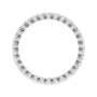 Sapphire Row Lab-Grown Diamond Petite Round Eternity Band - Platinum, 1.7 mm, 6 (view 2)
