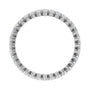 Sapphire Row Lab-Grown Diamond Petite Round Eternity Band - Platinum, 1.7 mm, 7 (view 2)