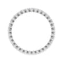 Sapphire Row Lab-Grown Diamond Petite Round Eternity Band - Platinum, 1.7 mm, 8 (view 2)