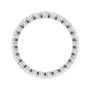 Sapphire Row Lab-Grown Diamond Petite Round Eternity Band - Platinum, 2.5 mm, 8 (view 2)