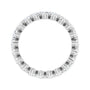 Sapphire Row Lab-Grown Diamond Petite Round Eternity Band - Platinum, 2.8 mm, 6 (view 2)