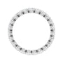 Sapphire Row Lab-Grown Diamond Petite Round Eternity Band - Platinum, 2.8 mm, 8 (view 2)