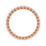 Sapphire Row Lab-Grown Diamond Petite Round Eternity Band - 14K Rose Gold, 1.7 mm, 5 (view 2)