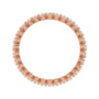 Sapphire Row Lab-Grown Diamond Petite Round Eternity Band - 14K Rose Gold, 1.7 mm, 6 (view 2)