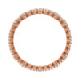 Sapphire Row Lab-Grown Diamond Petite Round Eternity Band - 14K Rose Gold, 1.7 mm, 7 (view 2)