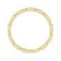 Sapphire Row Natural Diamond Baguette Beaded Band - 14K Yellow Gold, 2.5 × 1 mm, 5 (view 2)