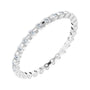 Sapphire Row Natural Diamond Channel Station Eternity Band - Platinum, 1.5 mm, 8