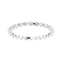 Sapphire Row Natural Diamond Channel Station Eternity Band - Platinum, 1.5 mm (view 3)