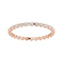 Sapphire Row Natural Diamond Channel Station Eternity Band - 14K Rose Gold, 1.5 mm, 8 (view 3)