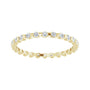 Sapphire Row Natural Diamond Channel Station Eternity Band - 14K Yellow Gold, 1.5 mm (view 3)
