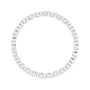 Sapphire Row Lab-Grown Diamond Channel Station Eternity Band - 14K White Gold, 1.5 mm, 7.5 (view 2)