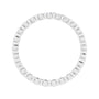 Sapphire Row Lab-Grown Diamond Channel Station Eternity Band - Platinum, 1.5 mm, 5 (view 2)