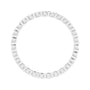 Sapphire Row Lab-Grown Diamond Channel Station Eternity Band - Platinum, 1.5 mm, 7 (view 2)