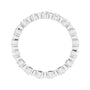 Sapphire Row Lab-Grown Diamond Channel Station Eternity Band - Platinum, 2.5 mm, 6 (view 2)
