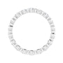 Sapphire Row Lab-Grown Diamond Channel Station Eternity Band - Platinum, 2.5 mm, 8 (view 2)