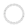 Sapphire Row Lab-Grown Diamond Channel Station Eternity Band - Platinum, 2 mm, 5.5 (view 2)