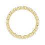 Sapphire Row Lab-Grown Diamond Channel Station Eternity Band - 14K Yellow Gold, 2.5 mm, 5.5 (view 2)
