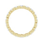 Sapphire Row Lab-Grown Diamond Channel Station Eternity Band - 14K Yellow Gold, 2.5 mm, 7.5 (view 2)
