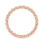 Sapphire Row Lab-Grown Diamond Channel Station Eternity Band - 14K Rose Gold, 1.5 mm, 4 (view 2)