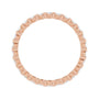Sapphire Row Lab-Grown Diamond Channel Station Eternity Band - 14K Rose Gold, 1.5 mm, 6 (view 2)