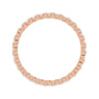 Sapphire Row Lab-Grown Diamond Channel Station Eternity Band - 14K Rose Gold, 1.5 mm, 8 (view 2)