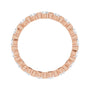 Sapphire Row Lab-Grown Diamond Channel Station Eternity Band - 14K Rose Gold, 2.5 mm, 7 (view 2)