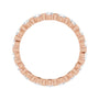 Sapphire Row Lab-Grown Diamond Channel Station Eternity Band - 14K Rose Gold, 2.5 mm, 8 (view 2)