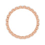 Sapphire Row Lab-Grown Diamond Channel Station Eternity Band - 14K Rose Gold, 1.5 mm, 4.5 (view 2)