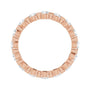 Sapphire Row Lab-Grown Diamond Channel Station Eternity Band - 14K Rose Gold, 2.5 mm, 4.5 (view 2)