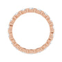 Sapphire Row Lab-Grown Diamond Channel Station Eternity Band - 14K Rose Gold, 2.5 mm, 7.5 (view 2)