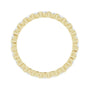 Sapphire Row Lab-Grown Diamond Channel Station Eternity Band - 14K Yellow Gold, 1.5 mm, 4 (view 2)