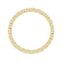 Sapphire Row Lab-Grown Diamond Channel Station Eternity Band - 14K Yellow Gold, 1.5 mm, 5 (view 2)