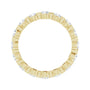 Sapphire Row Lab-Grown Diamond Channel Station Eternity Band - 14K Yellow Gold, 2.5 mm, 5 (view 2)