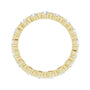 Sapphire Row Lab-Grown Diamond Channel Station Eternity Band - 14K Yellow Gold, 2.5 mm, 6 (view 2)