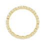 Sapphire Row Lab-Grown Diamond Channel Station Eternity Band - 14K Yellow Gold, 2.5 mm, 8 (view 2)