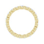 Sapphire Row Lab-Grown Diamond Channel Station Eternity Band - 14K Yellow Gold, 2 mm, 4.5 (view 2)