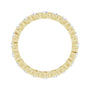 Sapphire Row Lab-Grown Diamond Channel Station Eternity Band - 14K Yellow Gold, 2 mm, 5.5 (view 2)