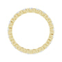Sapphire Row Lab-Grown Diamond Channel Station Eternity Band - 14K Yellow Gold, 2 mm, 6.5 (view 2)